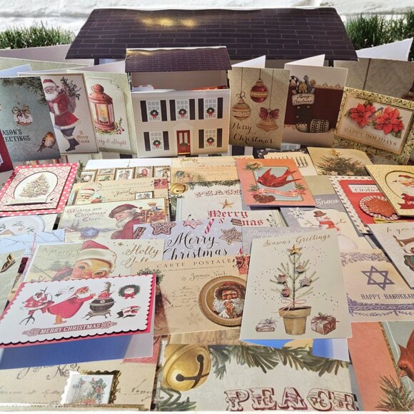 House of Christmas Cards - 40 Unique Designs - Hanukkah, Holiday, Santa, Christ - Picture 6 of 12